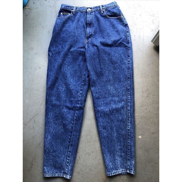 Vintage Sasson Women's Jeans Modern Basics High Waist Tapered Leg 32" Waist - Picture 1 of 6